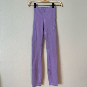 Lululemon Women’s Purple Wunder Under Leggings with Pockets 25”